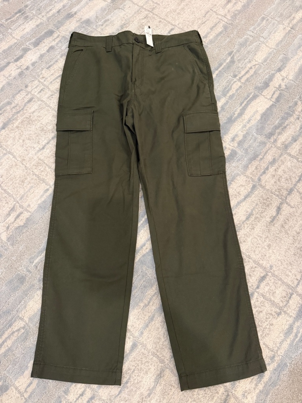 Banana Republic Men's Olive Cargo Pants